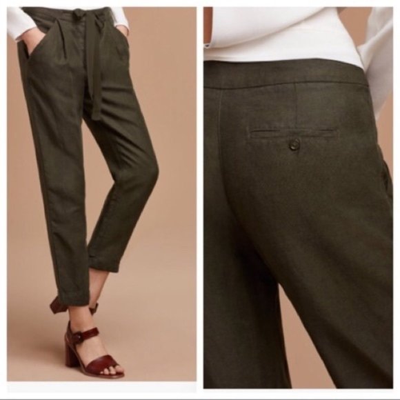 Aritzia Pants - Aritzia Wilfred green khaki "Allant" pants sz 6